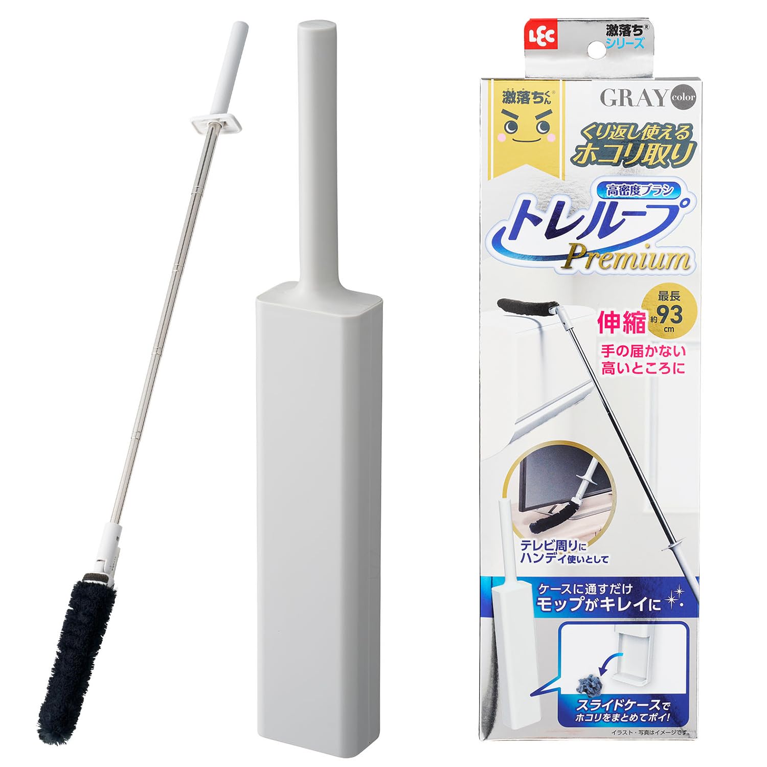 Amazon｜レック 激落ちくん 高密度ブラシ トレループ Premium